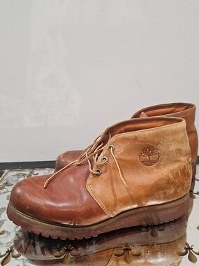 Timberland Leather Chukka Boots – Brown – US Men’s 10.5W Vintage 1980's (USA)